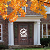 Spooky Cat Welcome Sign ~ Metal Porch Sign, Fall Door Hanger, Fall Metal Sign, Metal Fall Sign, Fall Sign, Porch Sign, Custom Autumn Sign