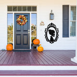 Spooky Halloween Sign, Metal Porch Sign, Fall Door Hanger, Fall Metal Sign, Metal Fall Sign, Fall Sign, Porch Sign, Custom Halloween Sign