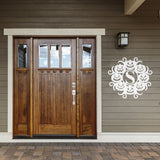Jack-O-Lantern Monogram Sign, Metal Porch Sign, Fall Door Hanger, Fall Metal Sign, Metal Fall Sign, Fall Sign, Porch Sign, Custom Fall Sign