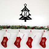 Christmas Monogram Outdoor Sign ~ Christmas Door Hanger, Personalized Christmas Décor, Custom Winter Porch Sign, Metal Christmas Porch Sign