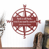 North Is Still North ~ Metal Porch Sign | Metal Gate Sign | Entrance Sign | Metal Farmhouse | Compass Sign | Custom Metal Sign | Steel Sign