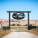 Silly Farm Animals Custom Metal Sign - Metal Porch Sign | Personalized Metal Sign | Custom Porch | Personalized Farm Sign