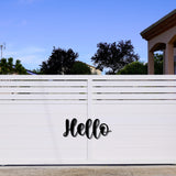 Custom Metal Word, Your Custom Text, Custom Name Script Metal Sign, Personalized Wall Decor, Housewarming Gift, Farm Entrance Metal Sign