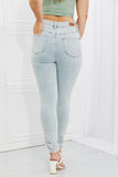 Judy Blue Tiana Full Size High Waisted Distressed Skinny Jeans