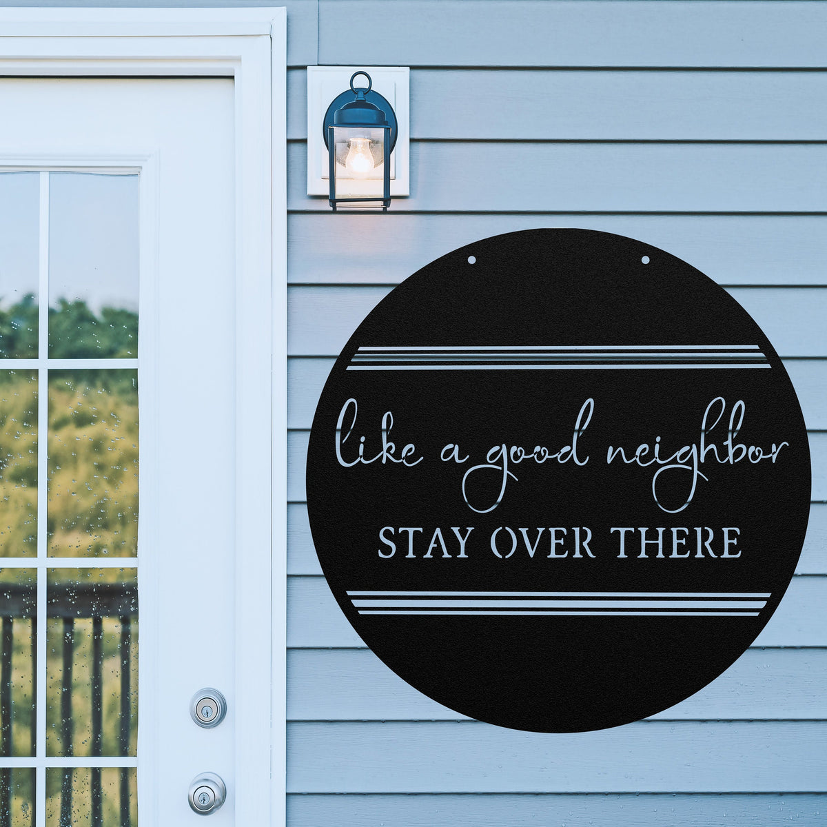 Stay Over There ~ Outdoor Metal Sign, Unwelcome Sign, No Soliciting Si ...