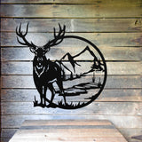 Deer Gate Sign ~ Metal Porch Sign | Metal Gate Sign | Farm Entrance Sign | Metal Farmhouse