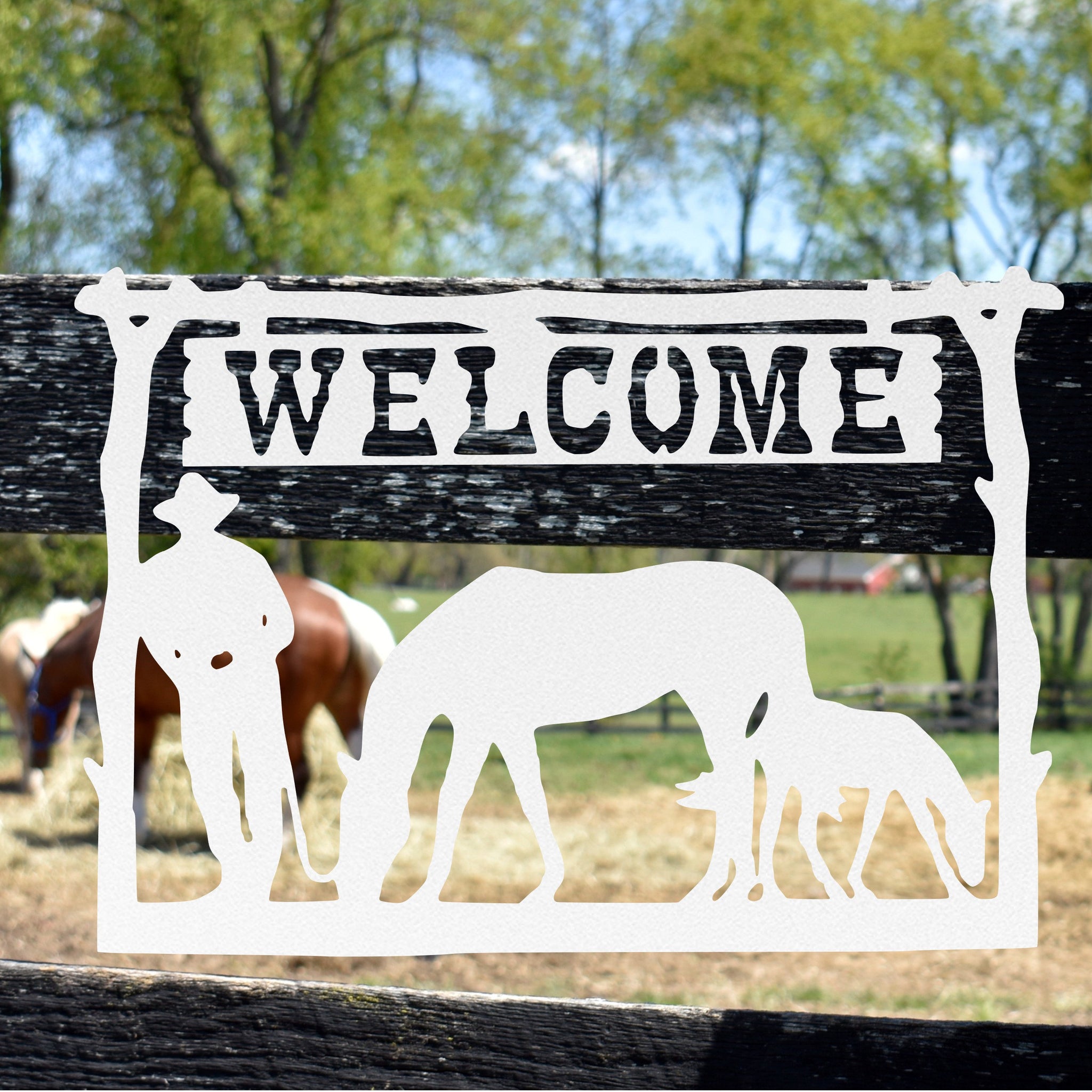 Farm Entrance Sign | Metal Farmhouse - Arts, Crafts & Sewing - Georgia