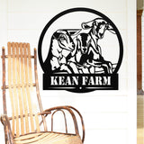 Custom Goat Farm Welcome Sign ~ Metal Porch Sign | Metal Gate Sign | Farm Entrance Sign | Metal Farmhouse