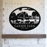 Custom Farm Welcome Sign ~ Metal Porch Sign | Metal Gate Sign | Farm Entrance Sign | Metal Farmhouse