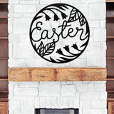 Metal Easter Sign ~ Metal Porch Sign | Front Door Sign | Personalized Entrance Sign | Metal Spring Sign