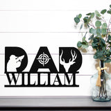 Custom Dad Sign ~ Metal Sign - Outdoor Sign - Personalized Home Sign - Gift For Him