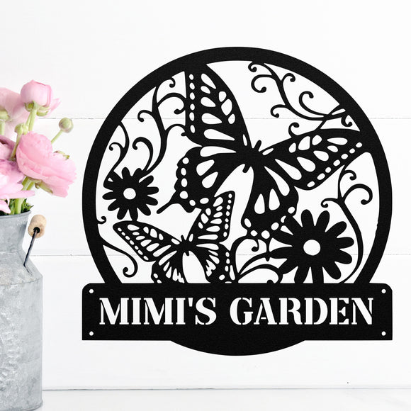 Custom Garden Sign ~ Metal Sign - Outdoor Sign - Personalized Home Sign - Gift For Her