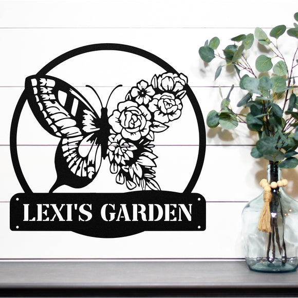 Custom Garden Sign ~ Metal Sign - Outdoor Sign - Personalized Home Sign - Gift For Her