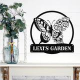 Custom Garden Sign ~ Metal Sign - Outdoor Sign - Personalized Home Sign - Gift For Her