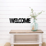 Welcome Floral Sign ~ Metal Porch Sign | Personalized Metal Sign | Custom Porch
