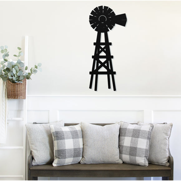 Windmill Sign ~ Metal Porch Sign | Personalized Metal Sign | Custom Porch