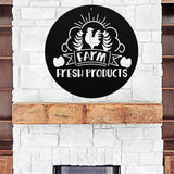 Farm Fresh Produce ~ Metal Porch Sign | Personalized Metal Sign | Custom Porch