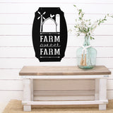 Farm Sweet Farm ~ Metal Porch Sign | Personalized Metal Sign | Custom Porch