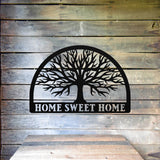Home Sweet Home Family Tree ~ Metal Porch Sign | Metal Gate Sign | Farm Entrance Sign | Metal Farmhouse