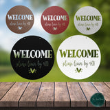 Welcome Please Leave By 9 ~ Outdoor Metal Sign, Unwelcome Sign, No Soliciting Sign, Not Welcome Sign, Funny Porch Sign, Welcome Sign, Metal