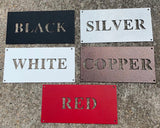 Police Custom Name Sign ~ Metal Porch Sign - Outdoor Sign - Personalized Metal Sign - Occupational Sign