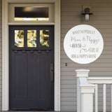 What Happens At Mimi & Pappy's House Stays At Mimi And Pappy ~  Outdoor Metal Sign, Door Hanger Sign, Last Name Sign, Grandparent Sign