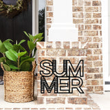 Summer Sign ~ Metal Porch Sign - Outdoor Sign - Front Door Sign - Metal Summer Sign