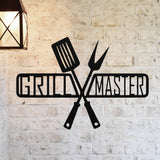Grill Master Sign ~ Metal Porch Sign | Outdoor Sign | Front Door Sign | Metal Grilling Sign