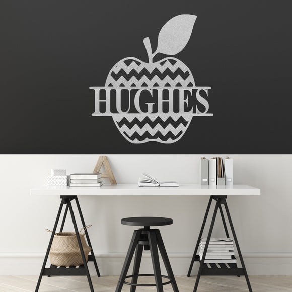 Teacher Custom Name Sign ~ Metal Porch Sign - Outdoor Sign - Personalized Metal Sign - Occupational Sign