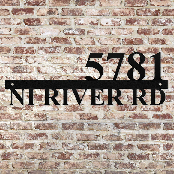 Custom Home Address Sign ~ Metal Porch Sign, House Number Sign, Metal Address Number Sign, Steel Address Plaque Sign, Home Number Sign