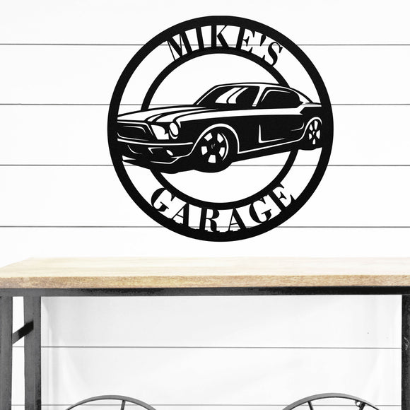 Garage Metal Name Sign ~ Metal Porch Sign, Metal Tree Sign, Front Door Metal Sign, Patio Metal Sign, Metal Décor, Metal Art