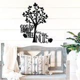 Every Family Tree Has A Few Nuts Metal Sign ~ Metal Porch Sign, Metal Tree Sign, Front Door Metal Sign, Patio Sign, Metal Décor, Metal Art
