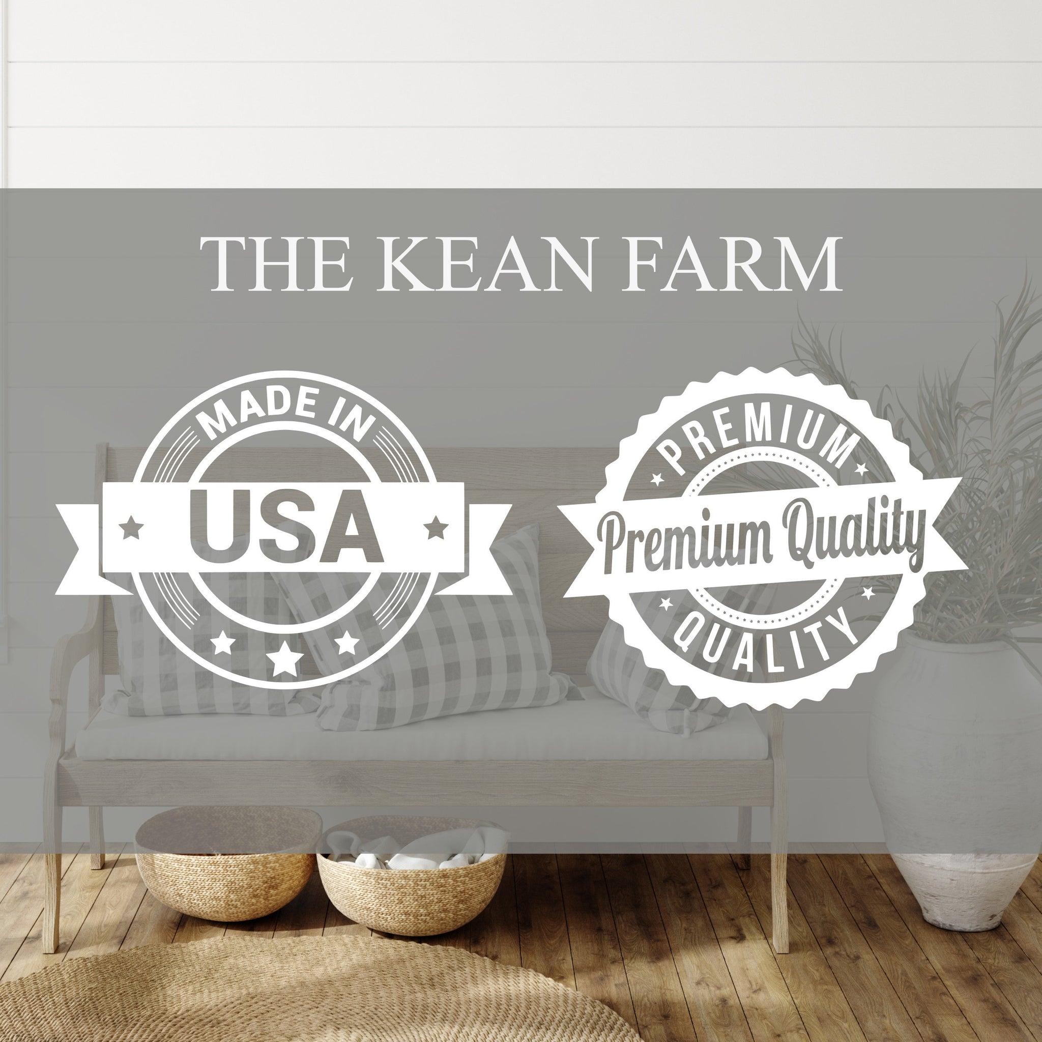 Sand Bucket Monogram Sign ~ Metal Porch Sign - Outdoor Sign - Front Do – The Kean Farm