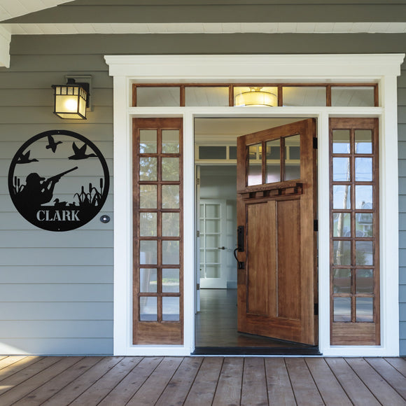 Custom Duck Hunting Sign ~ Metal Porch Sign | Outdoor Sign | Front Door Sign | Metal Hunting Sign | Cabin Sign