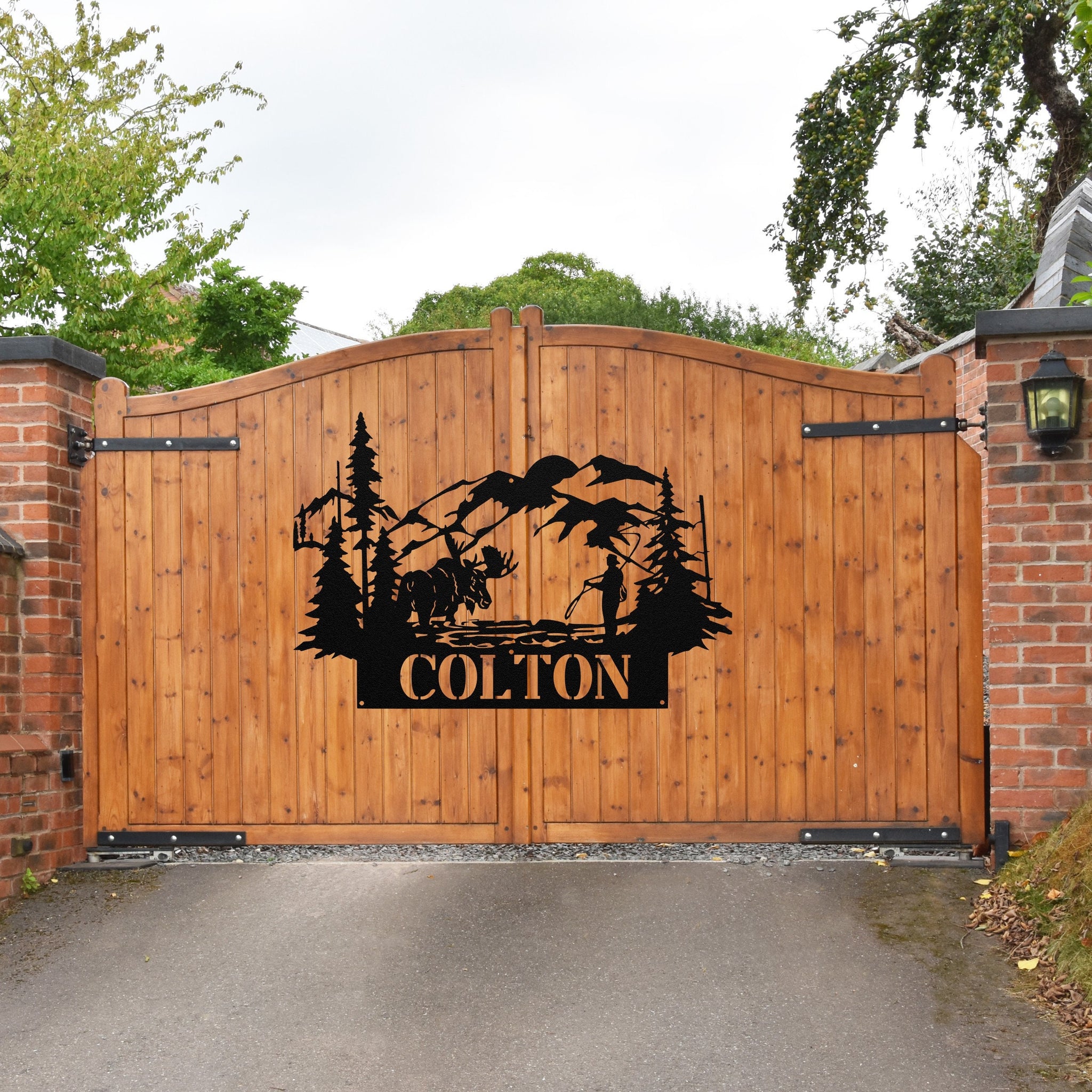 Driveway Sign / Metal Signs / Outdoor Sign / Outdoor Art / Outdoor Decor - UK