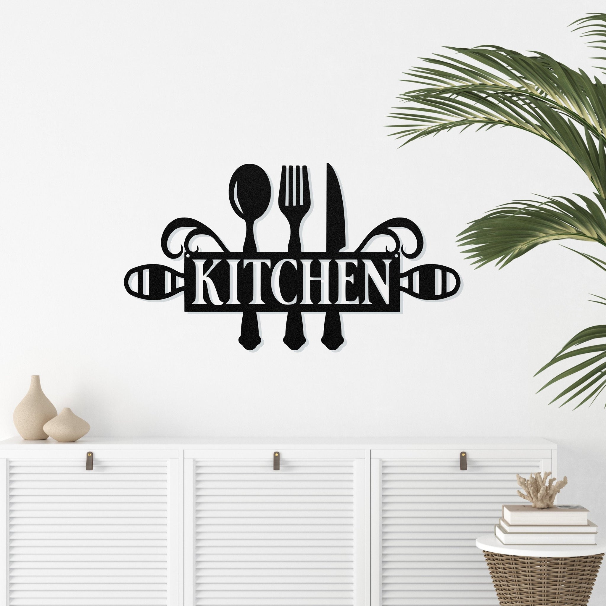 Kitchen Sign Wall Decor, Kitchen Decor, Custom Kitchen Name Sign,  Personalized Kitchen Words Decorations Wall Art, Metal Kitchen Signs Wall  Decor