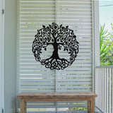 Metal Tree of Life Wall Art Tree of Life Wall Decor Tree of Life Sign Metal Outdoor Sign Weatherproof Sign Housewarming Gift Anniversary