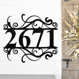 House Number Sign | Metal Address Sign | Address Plaque | Home Number Sign | Custom Address Decor | House Warming Gift | Front Door Sign