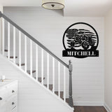 Side By Side Ranger Family Custom Sign ~ Metal Porch Sign - Outdoor Sign - Personalized Metal Sign - UTV Sign - Custom Polaris Ranger