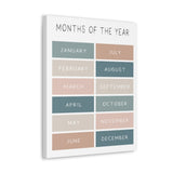 Months Of The Year ~ Montessori Sign