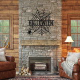 Halloween Web Sign, Metal Porch Sign, Fall Door Hanger, Fall Metal Sign, Metal Fall Sign, Fall Sign, Porch Sign, Custom Fall Sign