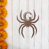Spooky Spider Monogram Sign, Metal Porch Sign, Fall Door Hanger, Fall Metal Sign, Metal Fall Sign, Fall Sign, Porch Sign, Halloween Sign