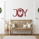 Joy Nativity Scene Christmas Porch Sign ~ Custom Metal Door Hanger, Personalized Christmas Décor, Winter Porch Sign, Metal Christmas Sign