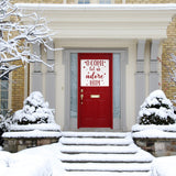 O Come Let Us Adore Home Christmas Porch ~ Custom Metal Door Hanger, Personalized Christmas Décor, Winter Porch Sign, Metal Christmas Sign