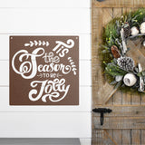 Tis The Season To Be Jolly Porch Sign ~ Christmas Door Hanger, Personalized Christmas Décor, Custom Winter Porch Sign, Metal Christmas Sign