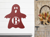 Ghost Monogram Sign ~ Metal Porch Sign, Fall Door Hanger, Fall Metal Sign, Metal Fall Sign, Fall Sign, Fall Porch Sign, Custom Autumn