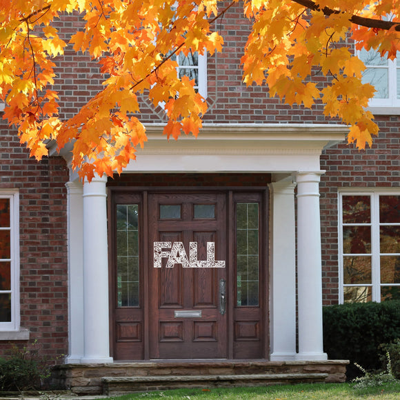 Fall Word Art Sign, Metal Porch Sign, Fall Door Hanger, Fall Metal Sign, Metal Fall Sign, Fall Sign, Porch Sign, Custom Fall Sign