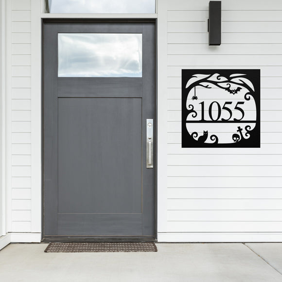 Fall Home Address Sign, Metal Porch Sign, Fall Door Hanger, Fall Metal Sign, Metal Fall Sign, Fall Sign, Porch Sign, Custom Fall Sign