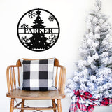 Christmas Tree Custom Outdoor Sign ~ Christmas Door Hanger, Personalized Christmas Décor, Custom Winter Porch Sign, Christmas Porch Sign