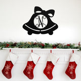 Christmas Bell Custom Outdoor Sign ~ Christmas Door Hanger, Personalized Christmas Décor, Custom Winter Porch Sign, Christmas Porch Sign